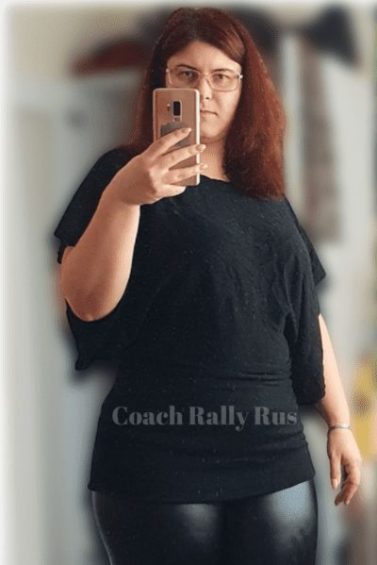 Coach Rally Rus, before weight loss journey
