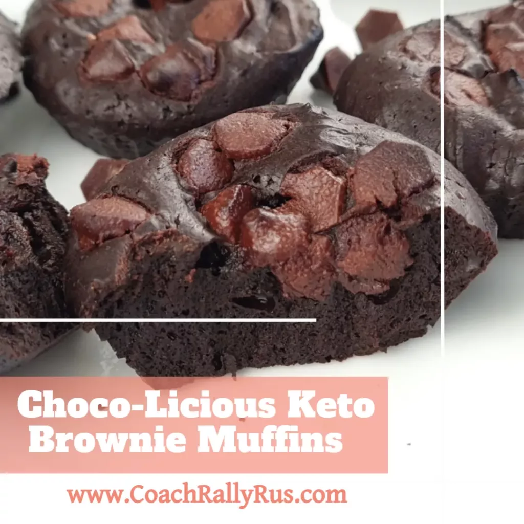 Double Chocolate Keto Brownie Muffins