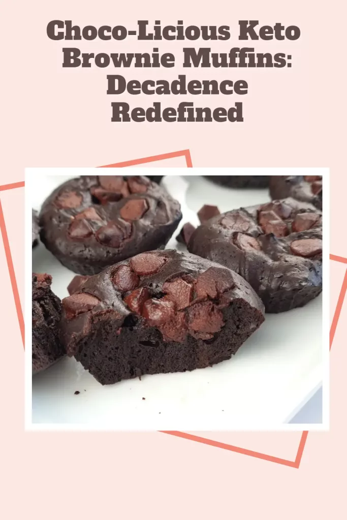 Double Chocolate Keto Brownie Muffins
