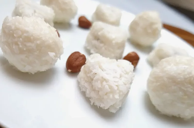 Coconut Clouds: Raffaello Keto Fat Bombs, Sugar Free Delight!
