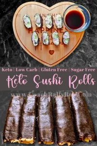 Keto Sushi Rolls - Low Carb Dinner