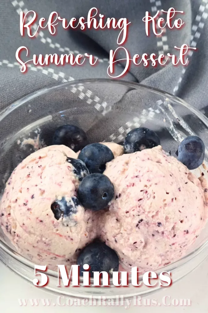 Keto Blueberry Creme Fraiche