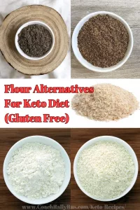 Flour Alternatives: Almond Flour, Chia Seed, Coconut Flour, Flaxseed Meal
