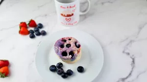 Image of Keto Blueberry Mug Cake