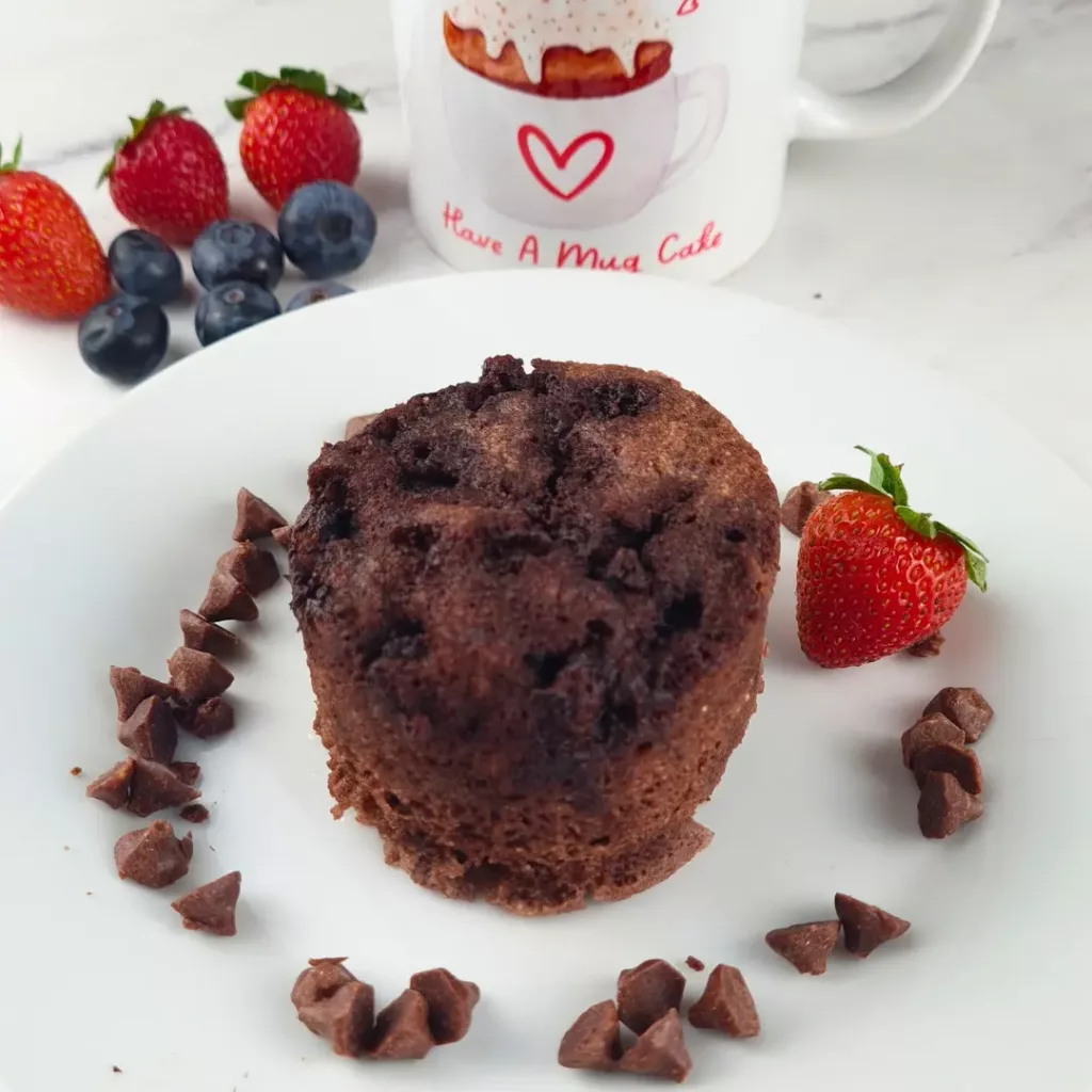 Keto Chocolate Mug Cake With Coconut Flour