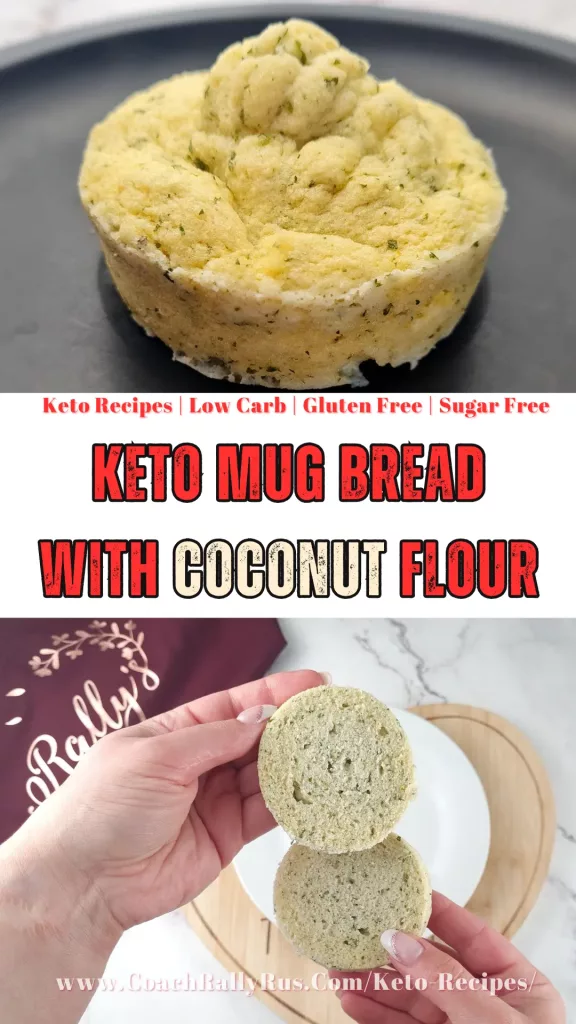 In image of Keto Bread In A Mug With Coconut Flour recipe