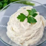 Keto Ranch Dressing Recipe With Greek Yogurt in a bowl on a table