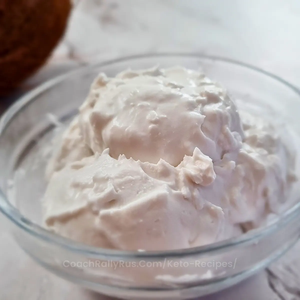 Dairy-free keto ice cream made with coconut milk