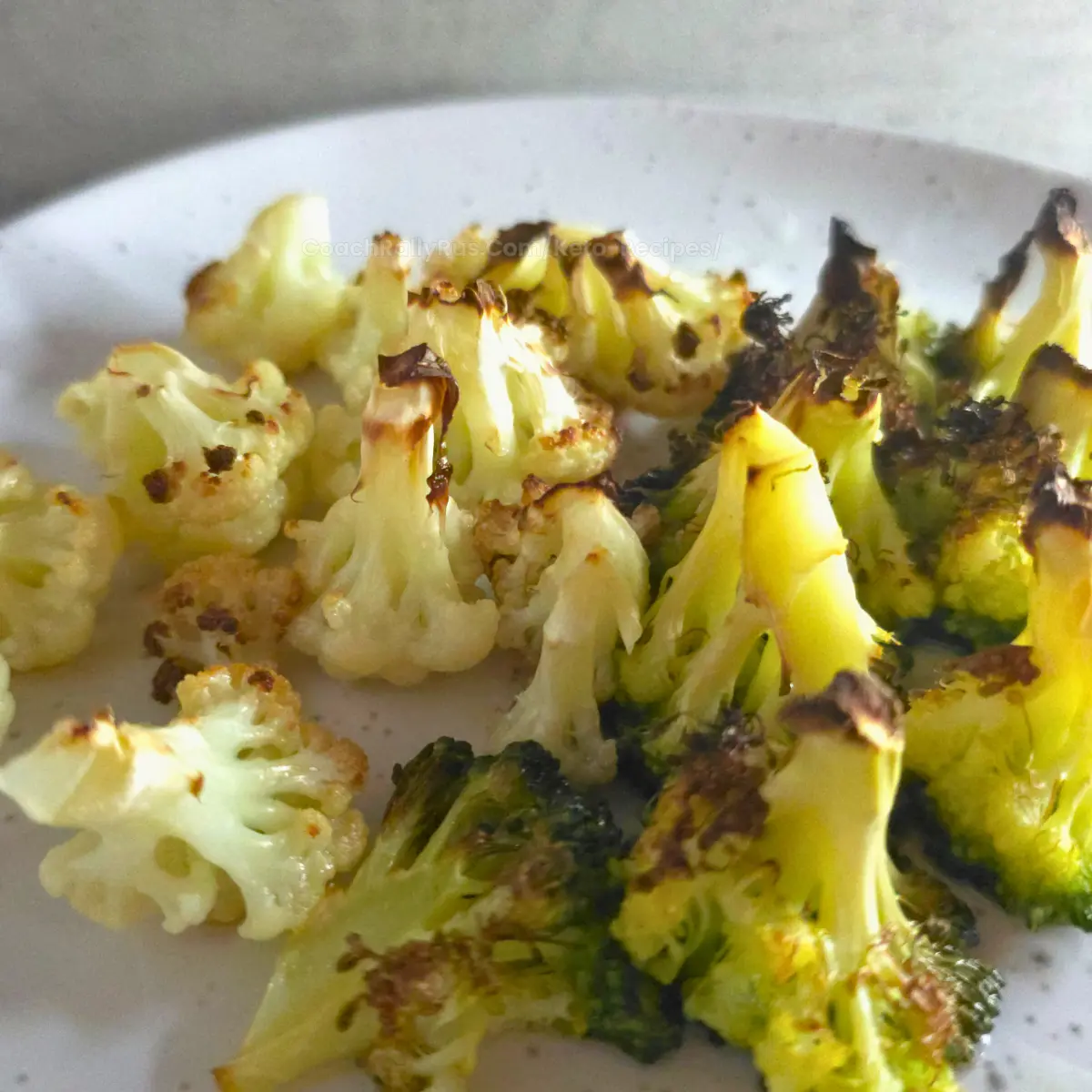 Roasted Cauliflower And Broccoli Mix